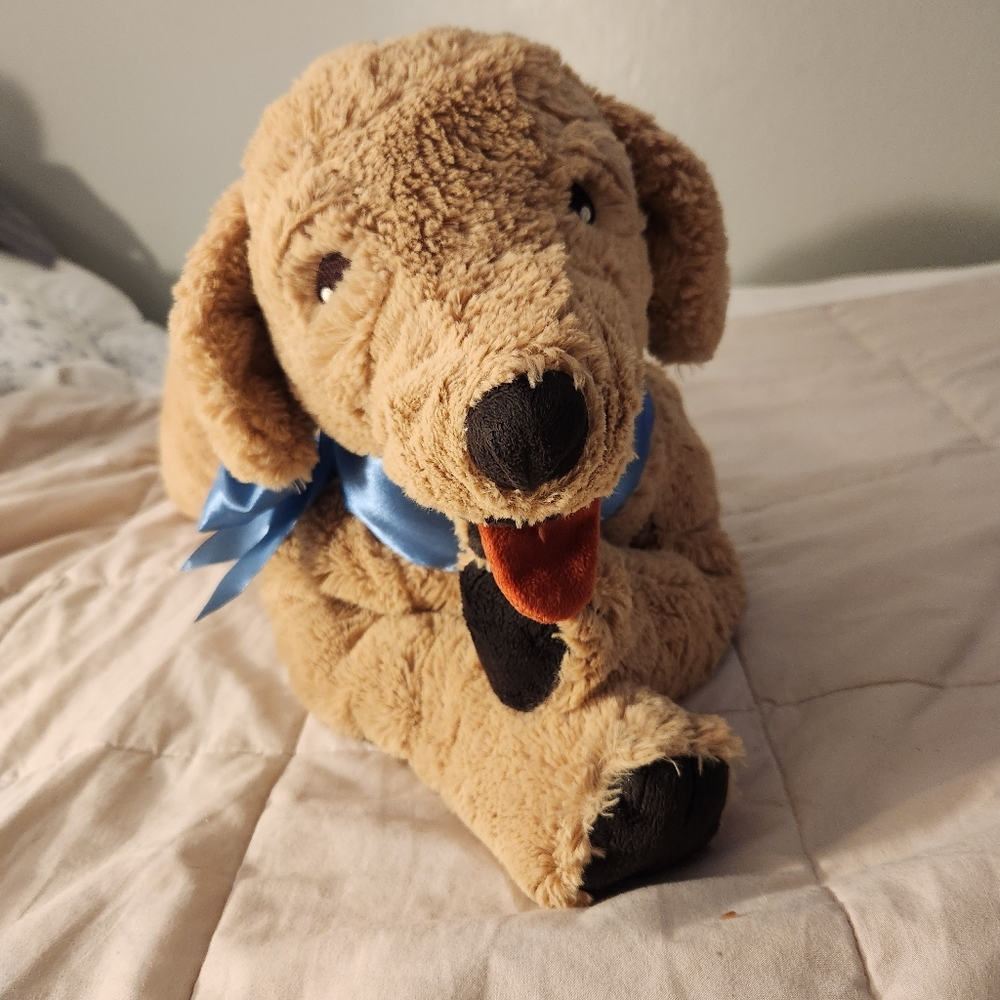 Giant Stuffed Dog 24" Golden Retriever Labrador Pup Ikea